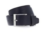 Vanzetti Pelle Cintura 40Mm Leather Belt W95 Black Nero