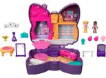 Cofanetto Polly Pocket Loop Glitterato, Incl. 2 Figure E Accessori