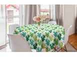 Abakuhaus Tovaglia Rotonda Succosa, Cactus Spikes, Tovaglia Circolare Per Sala Da Pranzo, Decorazione Cucina, 150 Cm, Verde Scuro Seafoam