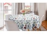 Abakuhaus Tovaglia Rotonda Extraterrestre, Robot Meccanico Futuristico, Tovaglia Circolare Per Sala Da Pranzo, Decorazione Cucina, 150 Cm, Multicolore