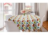 Abakuhaus Tovaglia Rotonda Con Foglie, Motivo Creativo Con Foglie Autunnali, Tovaglia Circolare Per Decorare La Sala Da Pranzo E La Cucina, 150 Cm, Multicolore