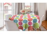 Abakuhaus Tovaglia Rotonda Orientale, Ispirata Al Mandala Floreale, Tovaglia Circolare Per Decorare La Sala Da Pranzo E La Cucina, 150 Cm, Multicolore