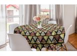 Abakuhaus Tovaglia Rotonda Pizza, Cucina Italiana Peperoni, Tovaglia Rotonda Per Sala Da Pranzo Decorazione Cucina, 150 Cm, Grigio Antracite Multicolore