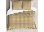 Abakuhaus Set Copripiumino Orientale Per Letti Singoli, Motivo Floreale, Antiacaro, Adatto A Chi Soffre Di Allergie, Con Federa, 155 Cm X 220 Cm - 80 X 80 Cm, Arancione Chiaro, Blu, Grigio