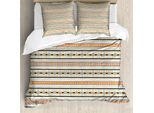 Abakuhaus Volk Set Copripiumino Per Letti Singoli, Motivo Stripes Kente, Antiacaro, Adatto A Chi Soffre Di Allergie, Con Federa, 155 Cm X 220 Cm - 80 X 80 Cm, Multicolore