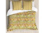 Abakuhaus Set Copripiumino Paisley Per Letti Singoli, Motivo Orientale Continuo, Antiacaro E Anallergico, Con Federa, 155 Cm X 220 Cm - 80 X 80 Cm, Multicolore