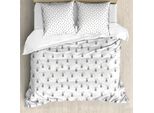 Abakuhaus Set Copripiumino Naturale Per Letti Singoli, Pipistrello Capovolto Sulla Filiale, Antiacaro, Adatto A Chi Soffre Di Allergie, Con Federa, 200 Cm X 200 Cm - 80 X 80 Cm, Pale Taupe Pale Sepia