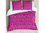 Abakuhaus Set Copripiumino Rosa Per Letti Singoli, Peony Petals, Antiacaro, Adatto A Chi Soffre Di Allergie, Con Federa, 200 Cm X 200 Cm - 80 X 80 Cm, Rosa Rosa Baby