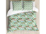 Set Copripiumino Abakuhaus Safari Per Letti Singoli, Esotica Pantera Selvaggia, Antiacaro, Adatto A Chi Soffre Di Allergie, Con Federa, 200 Cm X 200 Cm - 80 X 80 Cm, Multicolore