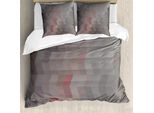 Abakuhaus Set Copripiumino Artistico Astratto Per Letti Singoli, Forma Rettangolare, Antiacaro, Adatto A Chi Soffre Di Allergie, Con Federa, 155 Cm X 220 Cm - 80 X 80 Cm, Multicolore