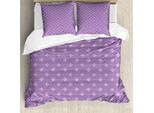 Abakuhaus Set Copripiumino Antico Orientale Per Letti Singoli, Motivo Paisley Viola, Antiacaro, Adatto A Chi Soffre Di Allergie, Con Federa, 155 Cm X 220 Cm - 80 X 80 Cm, Malva Lilla