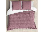 Abakuhaus Set Copripiumino Con Stampa Serpente Per Letti Singoli, Motivo Urgente, Antiacaro, Adatto A Chi Soffre Di Allergie, Con Federa, 200 Cm X 200 Cm - 80 X 80 Cm, Malva Taupe Rosa Pallido
