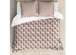 Abakuhaus Set Copripiumino Boho Per Letti Singoli, Acchiappasogni Floreali Con Piume, Antiacaro E Anallergico Con Federa, 200 Cm X 200 Cm - 80 X 80 Cm, Pale Tan Multicolor