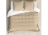 Abakuhaus Set Copripiumino Boho Per Letti Singoli, Motivi Orientali Talavera, Antiacaro, Adatto A Chi Soffre Di Allergie, Con Federa, 200 Cm X 200 Cm - 80 X 80 Cm, Giallo Scuro Multicolore