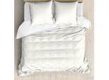 Abakuhaus Set Copripiumino Per Letto Singolo, Semplice Disegno Di Agrumi, Antiacaro, Adatto A Chi Soffre Di Allergie, Con Federa, 155 Cm X 220 Cm - 80 X 80 Cm, Giallo Pastello E Bianco