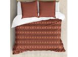 Abakuhaus Set Copripiumino Etnico Per Letti Singoli, Motivo Floreale BohéMien, Antiacaro, Adatto A Chi Soffre Di Allergie, Con Federa, 200 Cm X 200 Cm - 80 X 80 Cm, Multicolore