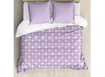 Set Copripiumino In Damasco Rosa Abakuhaus Per Letti Singoli, Fiori Vintage Da Sogno, Antiacaro, Adatto A Chi Soffre Di Allergie, Con Federa, 200 Cm X 200 Cm - 80 X 80 Cm, Azzurro E Rosa Confetto