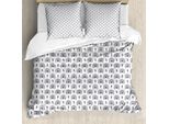 Abakuhaus Set Copripiumino Peacock Per Letti Singoli, Motivo Boho Con Uccelli, Antiacaro, Adatto A Chi Soffre Di Allergie, Con Federa, 200 Cm X 200 Cm - 80 X 80 Cm, Indaco Multicolore