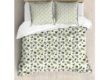 Abakuhaus Set Copripiumino Per Letto Singolo, Iconic Della Pace, Antiacaro, Adatto A Chi Soffre Di Allergie, Con Federa, 155 Cm X 220 Cm - 80 X 80 Cm, Multicolore