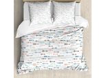 Abakuhaus Set Copripiumino Per Letti Singoli, Ispirazione Boema E Azteca, Antiacaro, Adatto A Chi Soffre Di Allergie, Con Federa, 200 Cm X 200 Cm - 80 X 80 Cm, Multicolore