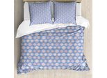 Abakuhaus Set Copripiumino Dai Colori Tenui Per Letti Singoli, Abstrakt Splash Dot, Antiacaro, Adatto A Chi Soffre Di Allergie, Con Federa, 200 Cm X 200 Cm - 80 X 80 Cm, Multicolore