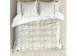 Abakuhaus Set Copripiumino Botanico Per Letti Singoli, Vertical Berry Branch, Antiacaro, Adatto A Chi Soffre Di Allergie, Con Federa, 155 Cm X 220 Cm - 80 X 80 Cm, Multicolore