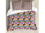 Abakuhaus Jungle Nursery Set Copripiumino Per Letti Singoli, Modern Funny Animals, Antiacaro Adatto A Chi Soffre Di Allergie Con Federa, 200 Cm X 200 Cm - 80 X 80 Cm, Multicolore