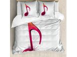 Abakuhaus Set Copripiumino Per Letto Singolo, Motivo Flourishes, Antiacaro, Adatto A Chi Soffre Di Allergie, Con Federa, 200 Cm X 200 Cm - 80 X 80 Cm, Marrone Albicocca