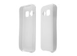 Caseroxx Custodia Protettiva In Tpu Compatibile Con Easyfone Prime-A5, Custodia In Gomma Per Cellulare Bianco-Trasparente