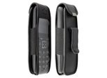 Caseroxx Custodia In Pelle Con Clip Da Cintura Compatibile Con Gigaset AS690 In Vera Pelle, Custodia Con Clip Da Cintura E Finestra Di Visualizzazione