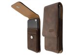 Custodia Pieghevole Caseroxx Per Gigaset GS290 In Marrone