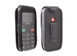 Caseroxx Custodia In Pelle Con Clip Da Cintura Compatibile Con Artfone CS181 In Vera Pelle, Custodia Con Clip Da Cintura E Finestra Di Visualizzazione