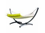 Amaca Potenza Con Telaio Per Due Persone Amaca Con Barra 210X140 Cm I Telaio In Alluminio 200Kg