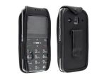 Caseroxx Custodia In Pelle Con Clip Da Cintura Compatibile Con Easyfone Prime-A7 In Vera Pelle, Custodia Con Clip Da Cintura E Finestra Di Visualizzazione