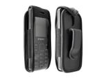 Caseroxx Custodia In Pelle Con Clip Da Cintura Compatibile Con Emporia MD212 In Pelle Finta, Custodia Con Clip Da Cintura E Finestra Di Visualizzazione