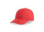 Atlantis Recs | Recy Six Cap Cappellino Da Baseball In Poliestere Riciclato - Colore: Rosso - Taglia: Unica