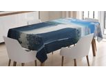 Tovaglia Abakuhaus Waterfall, Montagna Scogliera Natura, Facile Da Pulire, Lavabile, Resistente Allo Sporco E Con Colori Chiari, Stampa Di Alta Qualità, 140 X 200 Cm, Blu Bianco Verde