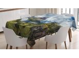 Tovaglia Abakuhaus Park, Vista Hidden Lake, Facile Da Pulire, Lavabile, Resistente Allo Sporco E Con Colori Vivaci, Stampa Di Alta Qualità, 140 X 240 Cm, Multicolore