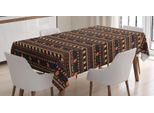 Abakuhaus Tovaglia Odyssey, Barca A Vela Greca E Ornamenti, Stampa Personalizzata Colori Vivaci Senza Scolorimento Lavabile Per Uso Esterno, 140 X 240 Cm, Multicolore