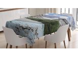Abakuhaus Tovaglia Paesaggio, Montagne Norvegesi Fiume, Impermeabile Lavabile Con Colori Chiari E Visibili Che Non Sbiadiscono Personalizzata, 140 X 240 Cm, Multicolore