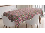 Abakuhaus Tovaglia A Fiori, Fiori Effetto Acquerello, Adatta Per Interni Ed Esterni Lavabile Stampa Colori Chiari Nessuno Scolorimento, 140 X 240 Cm, Multicolore