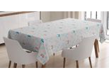 Abakuhaus Tovaglia Con Motivi Abbozzati, Scarabocchi Fugaci, Resistente Allo Sporco, Facile Da Pulire, Lavabile, Stampa Con Colori Chiari Che Non Sbiadiscono, 140 X 200 Cm, Multicolore