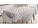 Abakuhaus Tovaglia In Tessuto, Motivi Ondulati In Stile BohéMien, Stampa Personalizzata, Colori Vivaci Che Non Sbiadiscono, Lavabile Per Uso Esterno, 140 X 240 Cm, Multicolore