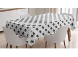 Tovaglia Abakuhaus In Carbone Di Legna, Pennellate Di Inchiostro, Adatta Per Interni Ed Esterni, Lavabile, Colori Chiari, Non Sbiadisce, 140 X 240 Cm, Grigio Antracite Bianco