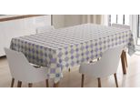 Abakuhaus Tovaglia Boho, Rombi Incrociati, Resistente Allo Sporco, Facile Da Pulire, Lavabile, Stampa Con Colori Vivaci Che Non Sbiadiscono, 140 X 240 Cm, Color Guscio D'uovo E Multicolore