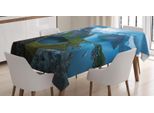 Abakuhaus Tovaglia Paesaggistica, Panorama Lofoten Norvegia, Stampa Con Colori Chiari Che Non Sbiadiscono, Lavabile Per Interni O Esterni, 140 X 240 Cm, Multicolore