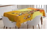 Abakuhaus Tovaglia Picnik, Famiglia, Adatta Per Pause, Interni Ed Esterni Lavabile Stampa Colori Chiari Nessuno Sbiadimento, 140 X 240 Cm, Multicolore