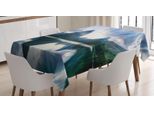 Tovaglia Abakuhaus Park, Panorama Del Lago Swiftcurrent, Resistente Allo Sporco, Facile Da Pulire, Lavabile, Stampa Con Colori Vivaci Che Non Sbiadiscono, 140 X 240 Cm, Multicolore