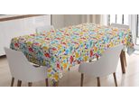 Abakuhaus Tovaglia Con Dinosauri, Neonati E Uova Di Dinosauro, Facile Da Lavare, Resistente Allo Sporco E Con Colori Vivaci, Stampa Di Alta Qualità, 140 X 240 Cm, Multicolore