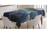 Tovaglia Abakuhaus Landscape, Serenity Emerald Lake, Impermeabile, Lavabile, Colori Vivaci Che Non Sbiadiscono, Personalizzata, 140 X 240 Cm, Multicolore